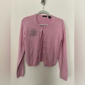 VICTORIA'S SECRET Moda International cardigan Barbie  sweater M